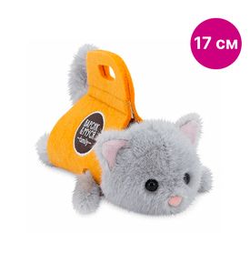 ORANGE  Котенок в сумке серый K402/13