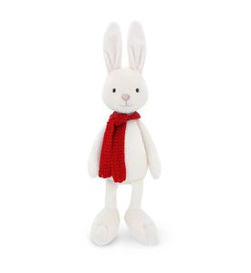 ORANGE Кролик Макс в красном шарфике 20 см 2313-191/20