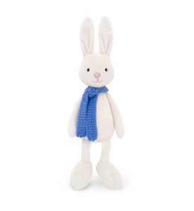 ORANGE Кролик Макс в синем шарфике 20 см 2313-189/20