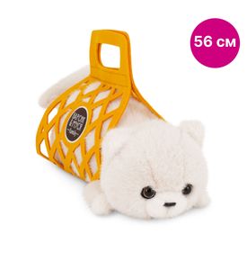 ORANGE Кот Барсик в сумке белый 56