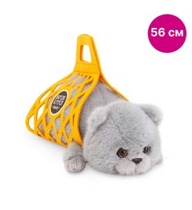 ORANGE Кот Барсик в сумке серый 56