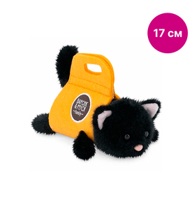 ORANGE  Котенок в сумке черный K401/13