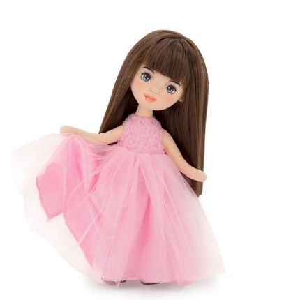 ORANGE Sophie в розовом платье с розочками 32, Серия: Вечерний шик