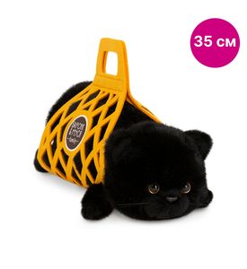 ORANGE Кот Барсик в сумке черный 35