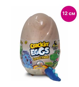 Crackin'Eggs Игрушка мягконабивная динозавр 12 см в мини яйце. Серия Парк Динозавров SK014D2