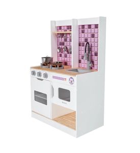 PAREMO  Детская деревянная игровая кухня  "Феста Виола", свет, звук, 6 предметов в наборе