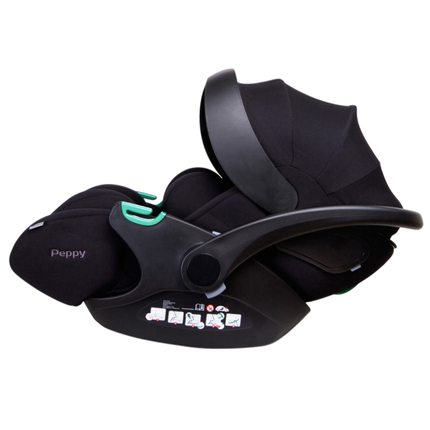 Автолюлька Peppy Verona I-Size Black