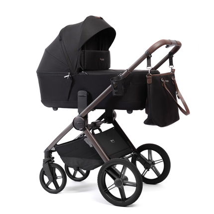 Коляска детская Peppy Monaco thermo 2 в 1 Black (рама Grey Beige)