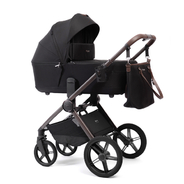 Коляска детская Peppy Monaco thermo 2 в 1 Black (рама Grey Beige)
