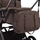 Коляска детская Peppy Soho 2 в 1 Brown (рама Grey Beige)