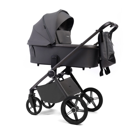 Коляска детская Peppy Monaco Plus 2 в 1 Antrazit (рама Grey) Коляска детская Peppy Monaco Plus 2 в 1 Antrazit (рама Grey)