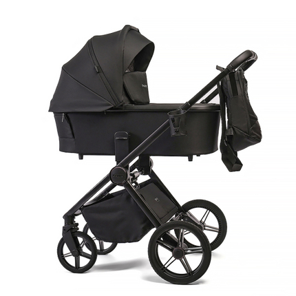 Коляска детская Peppy Monaco Plus 2 в 1 Black (рама Black)