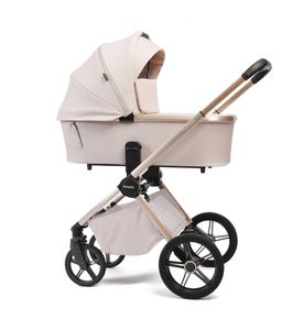 Коляска детская Peppy Monaco Plus 2 в 1 Beige (рама Beige, Aluminum)
