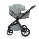 Коляска детская Peppy Monaco Plus 2 в 1 Mint (рама Black)