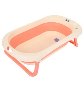 PITUSO FG1120-Pink Детская ванна складная встроенный термометр, Персик 81,5см