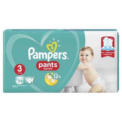 Подгузники Pampers Pants №3, миди Джамбо 54шт.(6-11кг)