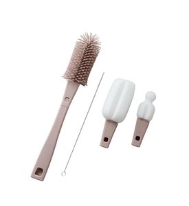 Paomma BR121 Набор ершиков для мытья бутылочек 4в1, Mushroom Paomma BR121 Набор ершиков для мытья бутылочек 4в1, Mushroom