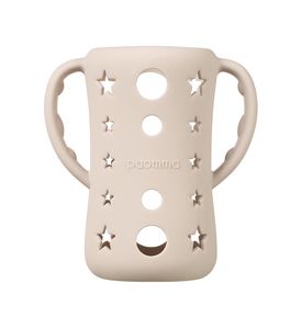 Paomma Чехол для стеклянной бутылочки 240 ml, Almond milk Paomma Чехол для стеклянной бутылочки 240 ml, Almond milk