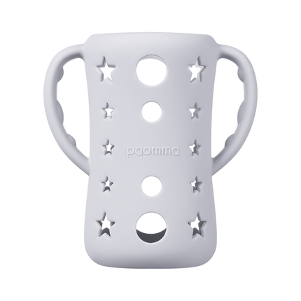 Paomma Чехол для стеклянной бутылочки 240 ml, Light Grey