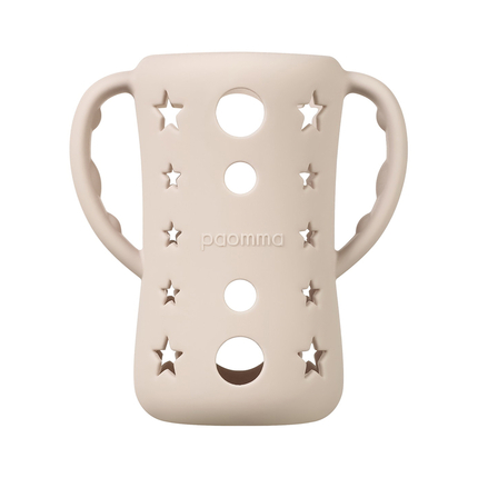 Paomma Чехол для стеклянной бутылочки 240 ml, Almond milk