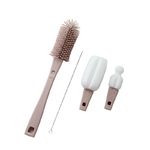 Paomma BR121 Набор ершиков для мытья бутылочек 4в1, Mushroom