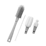 Paomma BR115 Набор ершиков для мытья бутылочек 4в1,Light grey Paomma BR115 Набор ершиков для мытья бутылочек 4в1,Light grey