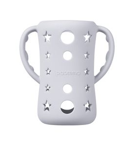 Paomma Чехол для стеклянной бутылочки 240 ml, Light Grey