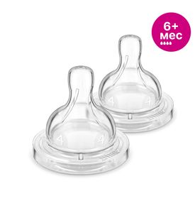 SCY764/02 AVENT Соска для бутылочки Anti-colic 6+ мес 2шт