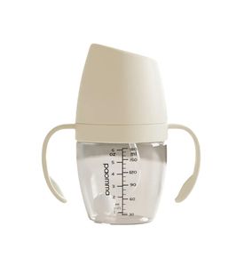 Paomma PBH11 Поильник-непроливайка уточка с носиком и ручками 180 мл, Buttercream Paomma PBH11 Поильник-непроливайка уточка с носиком и ручками 180 мл, Buttercream