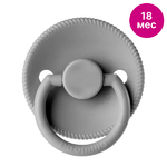Paomma Пустышка латекс вишня L 18м+, Light grey