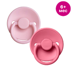 Paomma Пустышка латекс вишня М 6м+, Baby pink/Berry 2шт Paomma Пустышка латекс вишня М 6м+, Baby pink/Berry 2шт