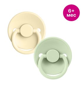Paomma Пустышка латекс вишня М 6м+, Lemon/Lime sorbet 2шт