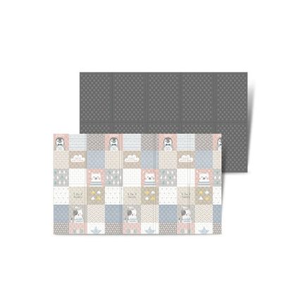 Parklon Складной детск. коврик Marshmallow 120x200x1см, Пэчворк