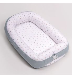 Perina Бортик "Кокон-гнездышко Soft Cotton " (Голубой) Perina Бортик "Кокон-гнездышко Soft Cotton " (Голубой)