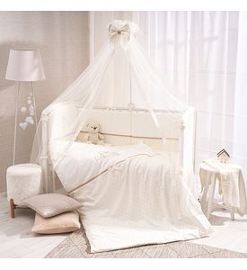 Perina Комплект постельного белья 3 предмета "LE PETIT BEBE" (Молочно-кофейный) ПБ3-01.5