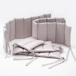 Perina фенс-бортик для детской кроватки "Sateen Collection" (Серый) ФБ-1.03.16