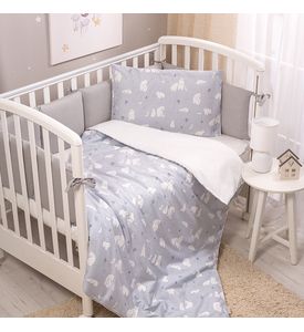 Perina Комплект постельного белья 3 предмета "Zefir" (Голубой) ZF3-1.10/40