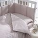 Perina Комплект наволочка + пододеяльник  "Teddy Sateen Collection" (серый)