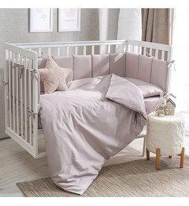 Perina Комплект наволочка + пододеяльник  "Teddy Sateen Collection" (серый)