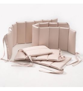 Perina фенс-бортик для детской кроватки "Sateen Collection" (Бежевый) ФБ-1.03.04