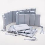 Perina фенс-бортик для детской кроватки "Sateen Collection" (Голубой) ФБ-1.03.10 Perina фенс-бортик для детской кроватки "Sateen Collection" (Голубой) ФБ-1.03.10