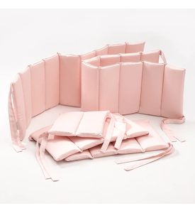 Perina фенс-бортик для детской кроватки "Sateen Collection" (Розовый) ФБ-1.03.07