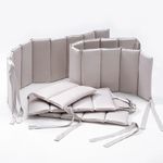 Perina фенс-бортик для детской кроватки "Sateen Collection" (Жемчужно-серый) ФБ-1.03.21 Perina фенс-бортик для детской кроватки "Sateen Collection" (Жемчужно-серый) ФБ-1.03.21
