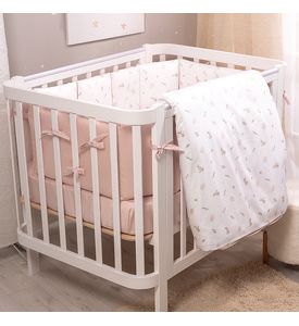 Perina Комплект постельных принадлежностей 6 предметов "Sleepy" (Розовый) КПП6.100-SL.07 Perina Комплект постельных принадлежностей 6 предметов "Sleepy" (Розовый) КПП6.100-SL.07