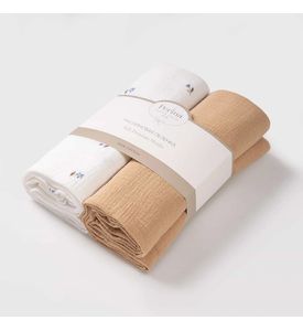 Perina Комплект пелёнок детских (2 шт) Лето голубое/Охра Perina Комплект пелёнок детских (2 шт) Лето голубое/Охра