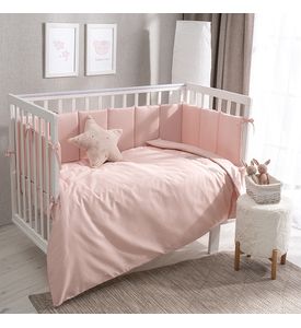 Perina Комплект наволочка + пододеяльник "Teddy Sateen Collection" (розовый)