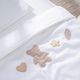 Perina Комплект простыня + пододеяльник "Teddy Sateen Collection" (белый)
