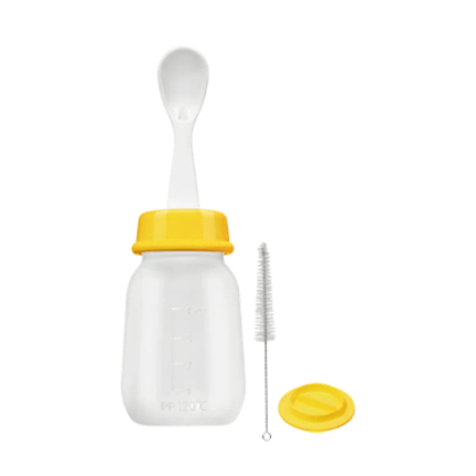 PIGEON Бутылочка с ложечкой для кормления, 5 мес, 120 мл