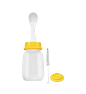 PIGEON Бутылочка с ложечкой для кормления, 5 мес, 120 мл