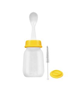 PIGEON Бутылочка с ложечкой для кормления, 5 мес, 120 мл